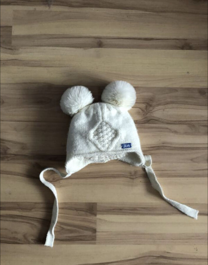 Тёплая шапка для новорождённых