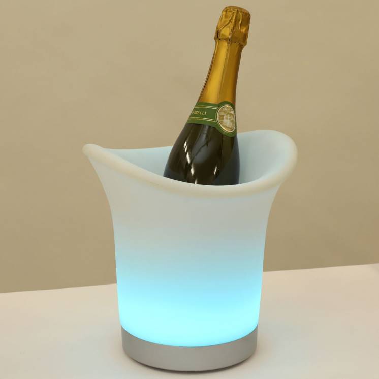 Декоративная ваза на подарок с LED подсветкой мульти на пульте