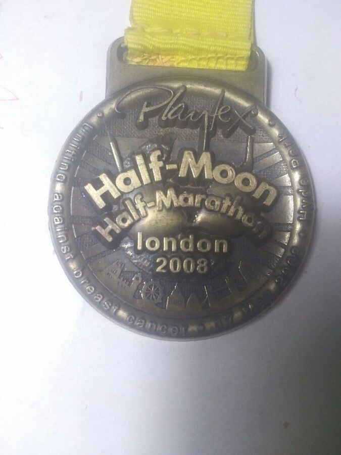 Редкая медаль Лондонского Марафона 2008 года