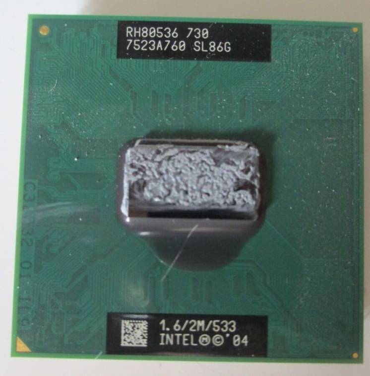 Процессор Intel Pentium M730 / RH80536 730 – (1.60GHz / 2M / 533MHz)