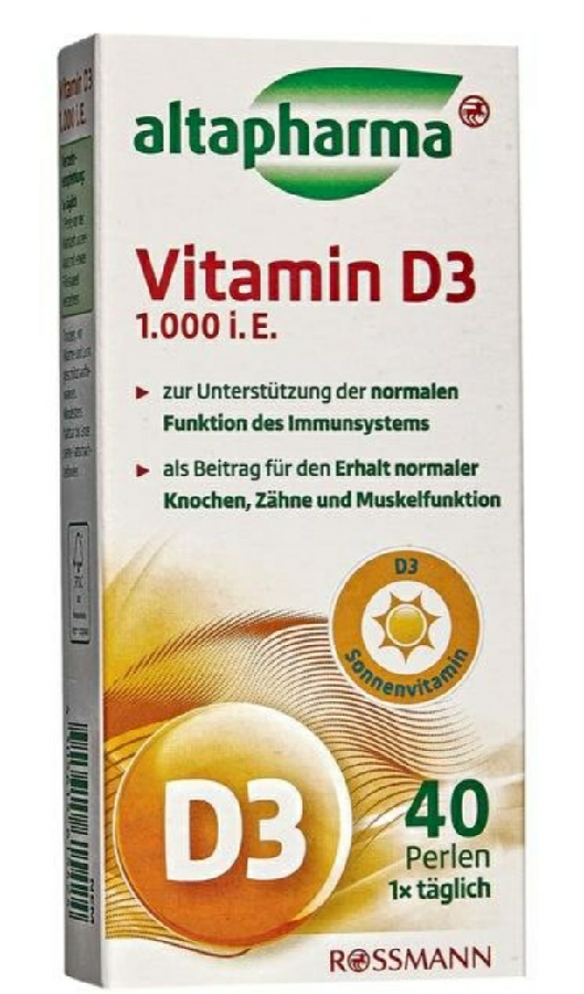 Витамин D3 Altapharma 40 т.