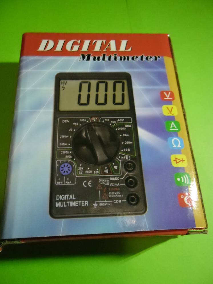 Мультиметр DT 700D (Новый) Со звуком и большим дисплеем