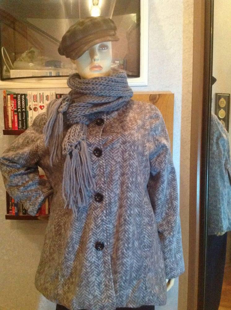 Лёгкая, мягонькая флисовая куртка - пиджак бренда Anne de Lancay, р. 5