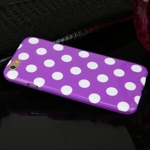 Силиконовый чехол Peas Горошек Purple Фиолетовый для IPhone 6 Plus/6s