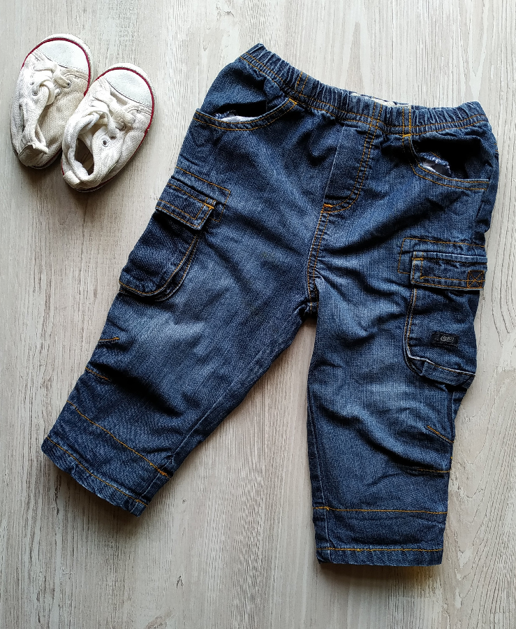 джинсы на мальчика 6-12 месяцев