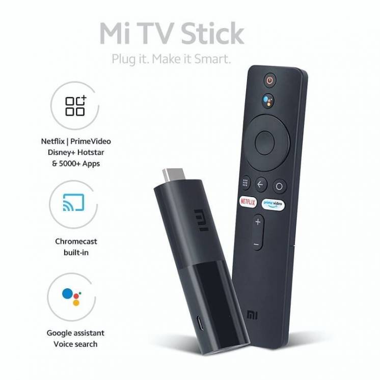 Android Смарт Приставка Xiaomi Mi TV Stick с голосовым управлением