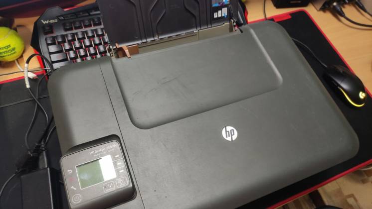Принтер МФУ офисник HP Deskjet 3050A J611+500шт. А4 и сетевой кабель