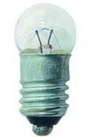 Лампа накаливания миниатюрная МН-6.3-0.3, 6.3 В , цоколь Е10/13, новая