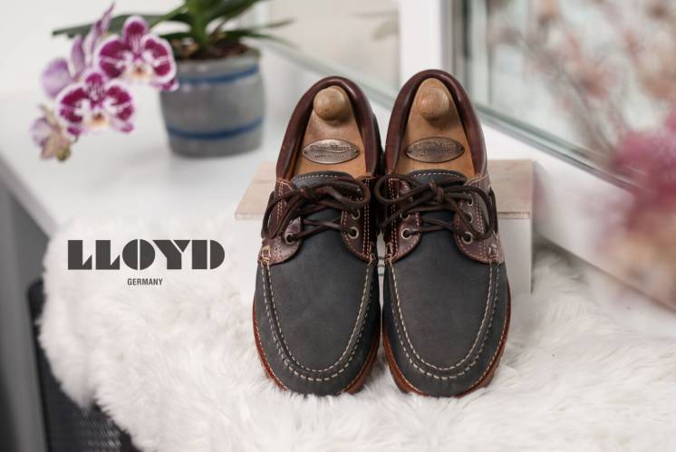 Топсайдеры Lloyd, Германия 41р мужские мокасины кожаные туфли повседне