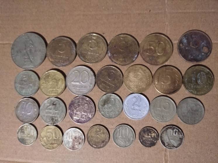 Старые монеты разных годов