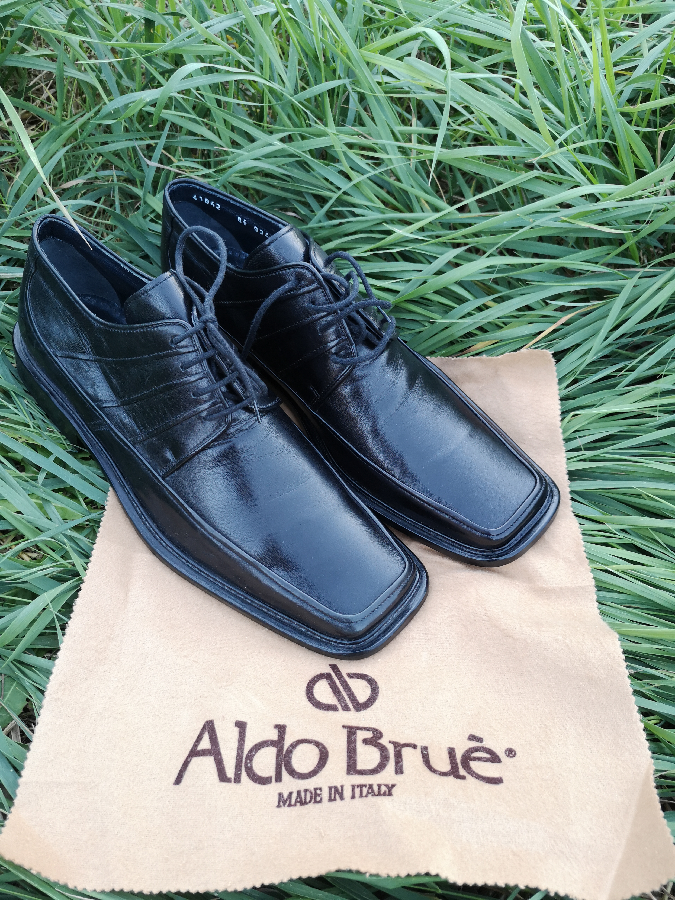 Мужские чёрные полуботинки (ботинки) Aldo Brue 43 - 43,5 р.