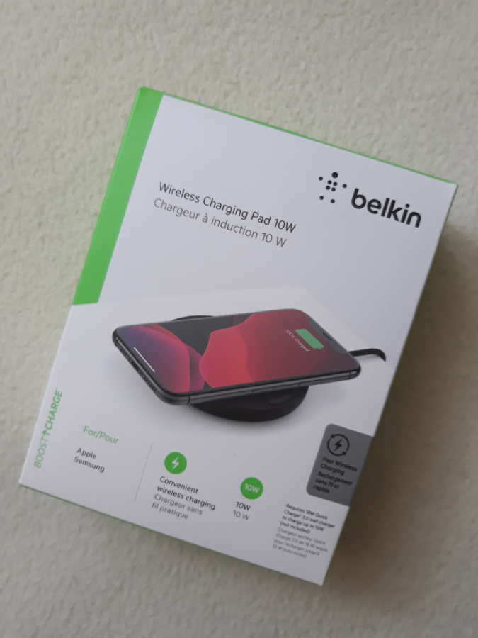 Беспроводное зарядное устройство Belkin Wireless Charging Pad 10W