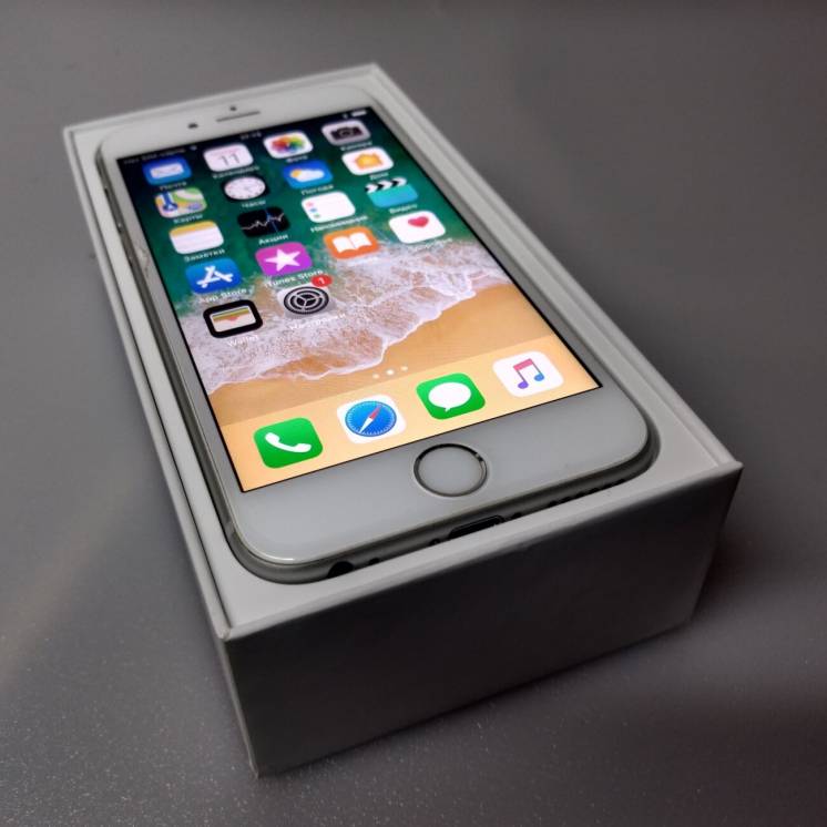iPhone 6s 16gb silver хорошее состояние