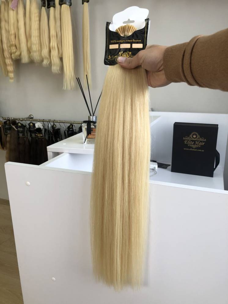 Славянские волосы на капсулах Натуральные волосы для наращивания