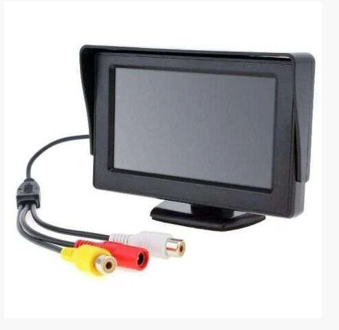 Автомонитор LCD 4.3” для двух камер 043  монитор автомобильный для ка