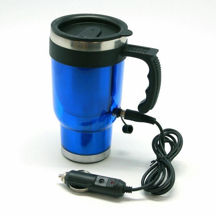 Кружка-чайник 12В 400мл (синяя)
