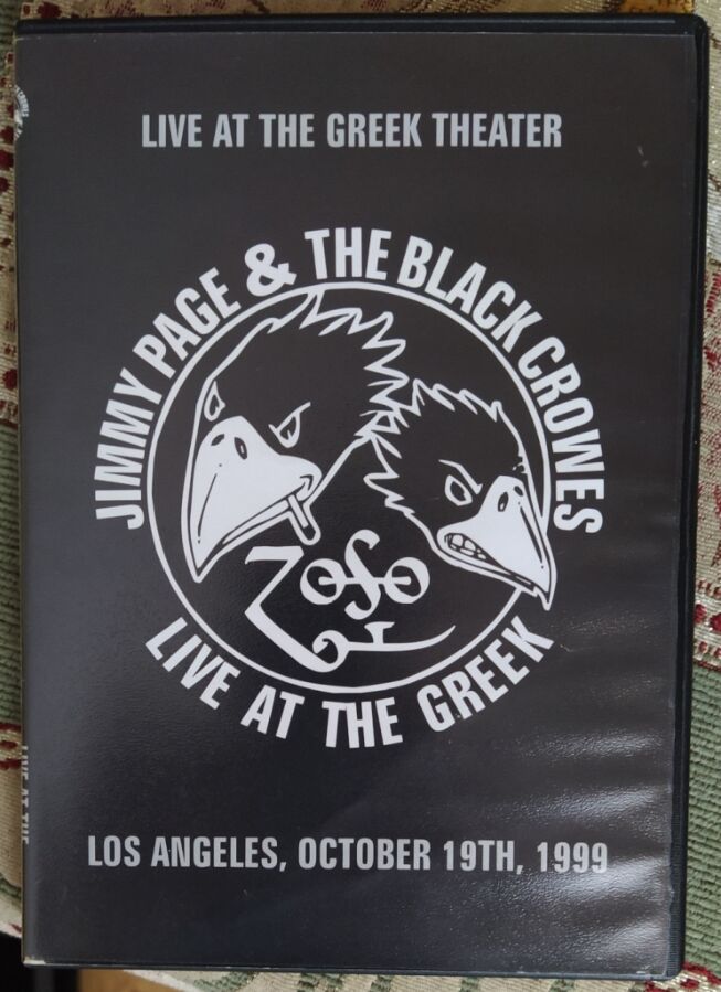 Jimmy Page & The Black Crowes-1999 “Live At The Greek Theater”   DVD