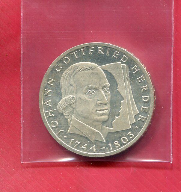 Германия ФРГ 10 марок 1994 серебро Хердер