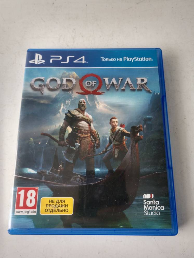Диск God of War, PS4, лицензия
