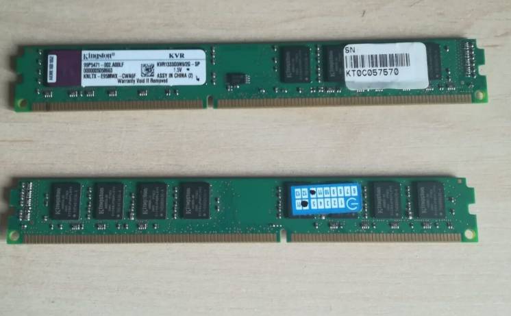 Оперативная память DDR3 2 Гб Gb рабочее состояние