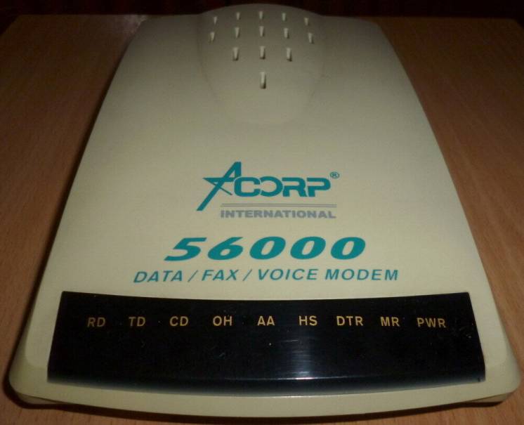Продам Acorp 56K Data/Fax/Voice Dial-Up Modem (состояние неизвестно)