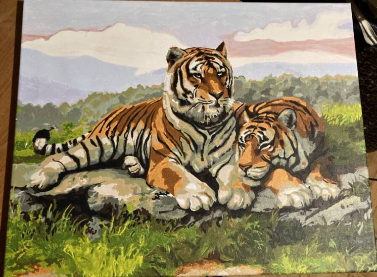 Продам картину «Тигры»