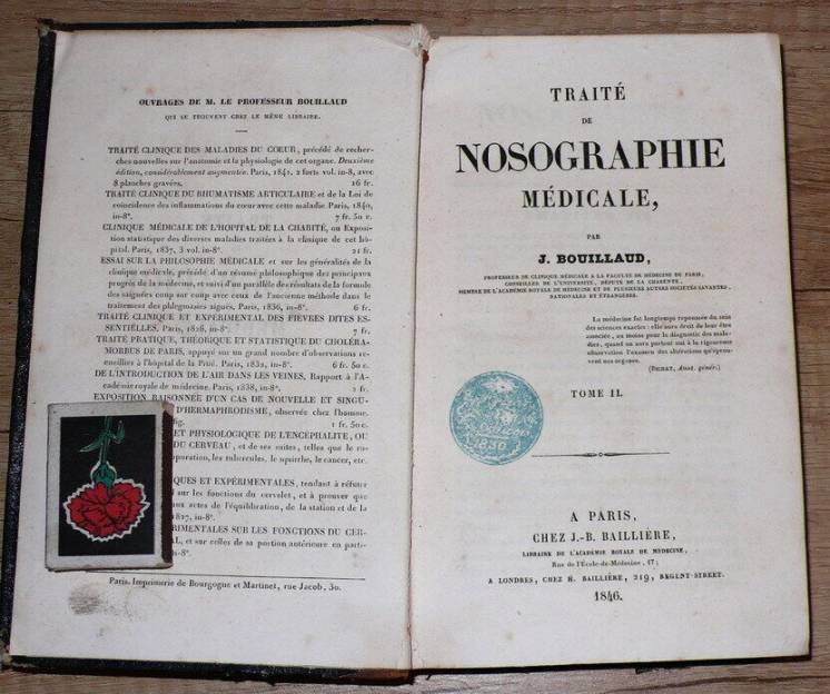 Книга на французском: Nosografhie