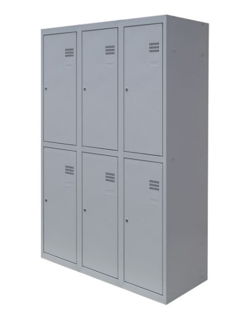 Шкаф металлический для раздевалки ШОП 6/90 (1800х900х500)