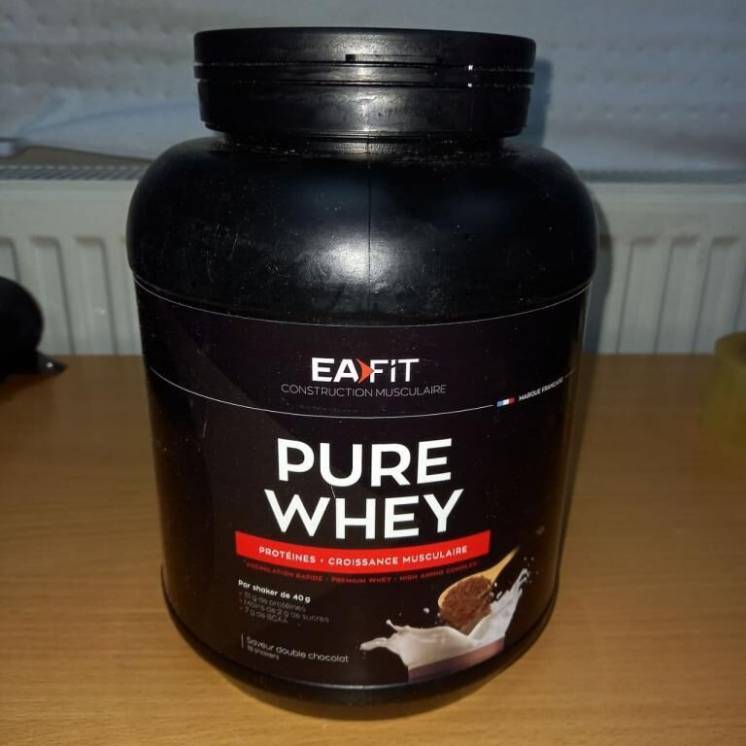 Протеин Двойной шоколад Pure Whey EA Fit