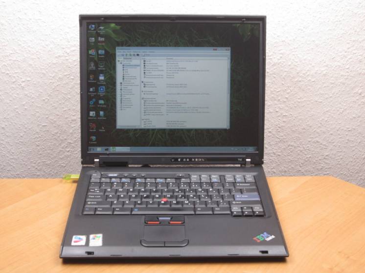0-461 Ноутбук IBM Lenovo ThinkPad T42 Pentium M735 512 mb 60 gb