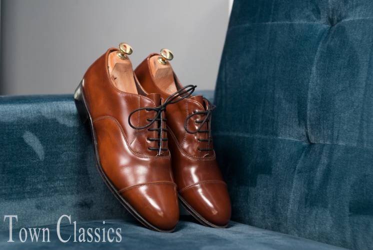 Оксфорды Town Classics, Чехословакия 43р мужские туфли кожа