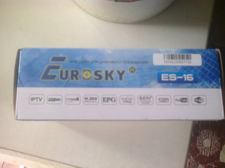 тюнер DVB-Т2 EuroSky ES-16