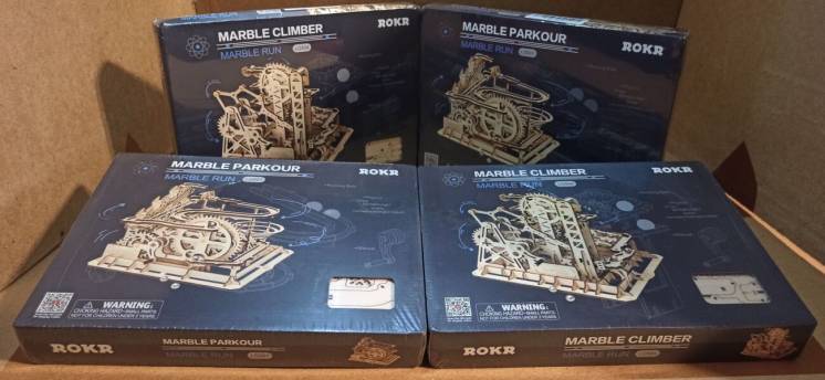 3D деревянная головоломка Robotime ROKR DIY Marble Run