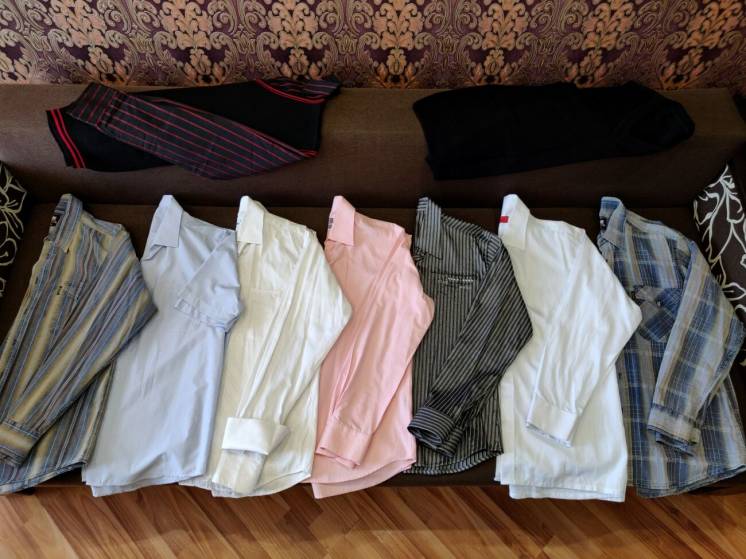 Мужские рубашки размер М, С, Л, 40-42, чоловічі сорочки