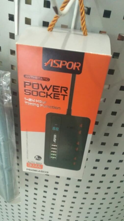 Сетевой фильтр Aspor LCD IQ Power Socket A503