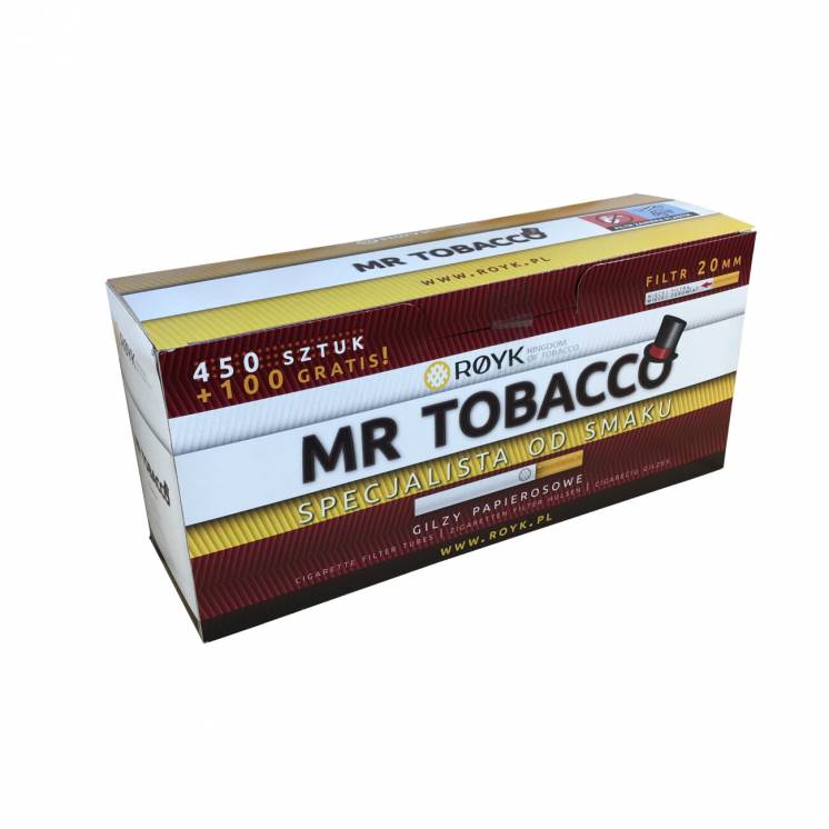 Гільзи для сигарет MR TOBACCO 550 штук ОПТОМ І В РОЗДРІБ