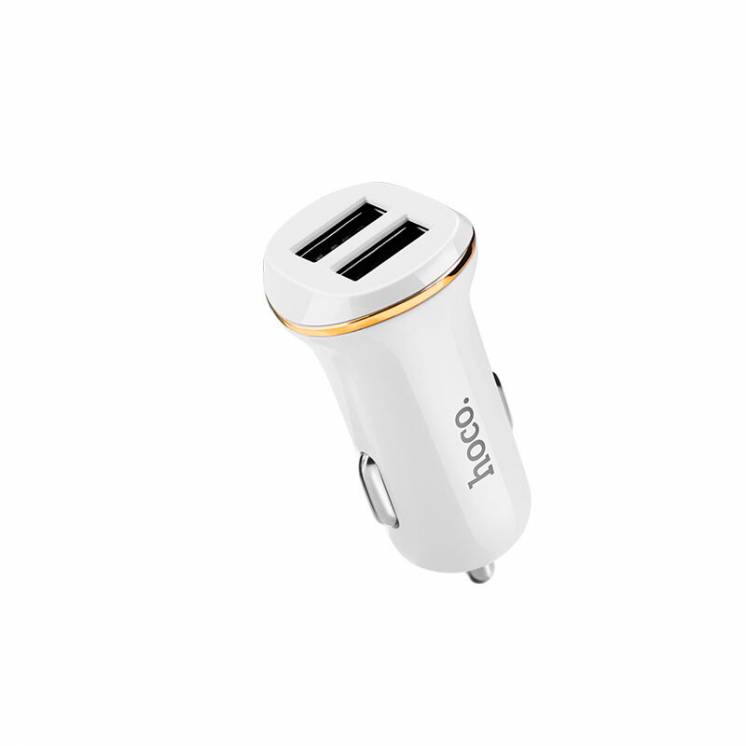 Автомобільний зарядний пристрій Hoco Z1, 2 USB виходи (2.1А)