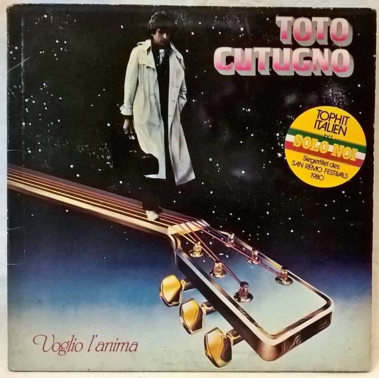 Toto Cutugno - Voglio I'anima - 1979. Vinyl. Пластинка. Holland