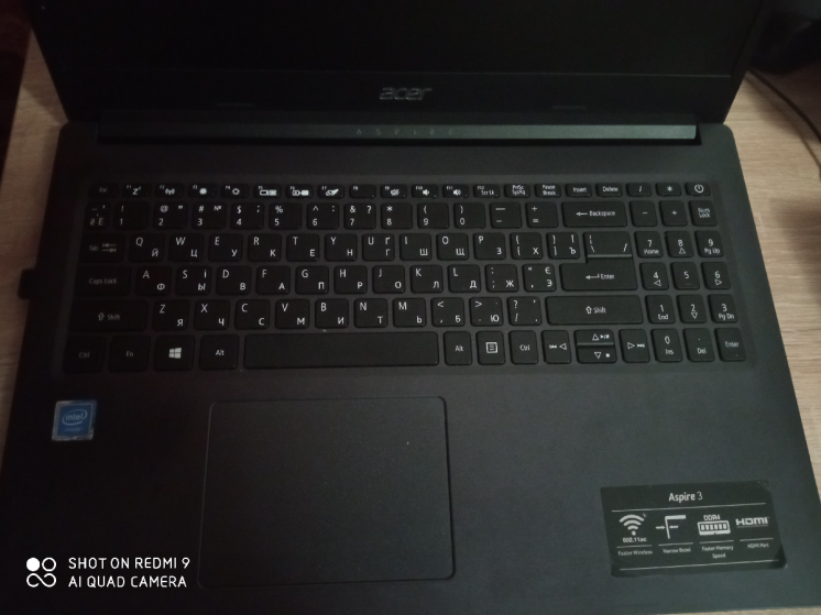 Ноутбук  Acer aspire 3