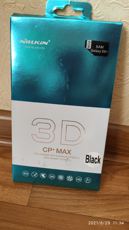 Защитное стекло Nillkin 3D CP+MAX Samsung S8 Plus G955