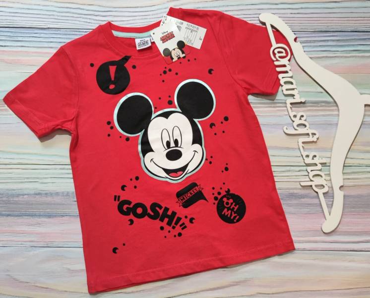 Червона футболка з Міккі Маусом Disney р. 5 років