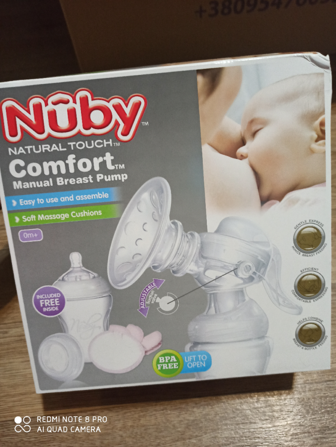 Новый молокоотсос нуби Nuby