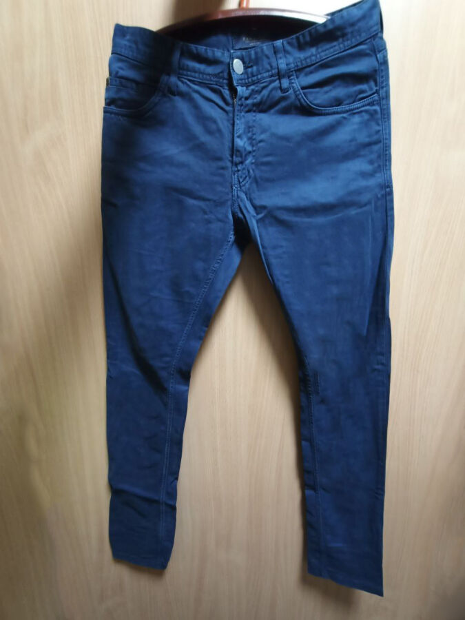 Мужские синие штаны Zara размер 31
