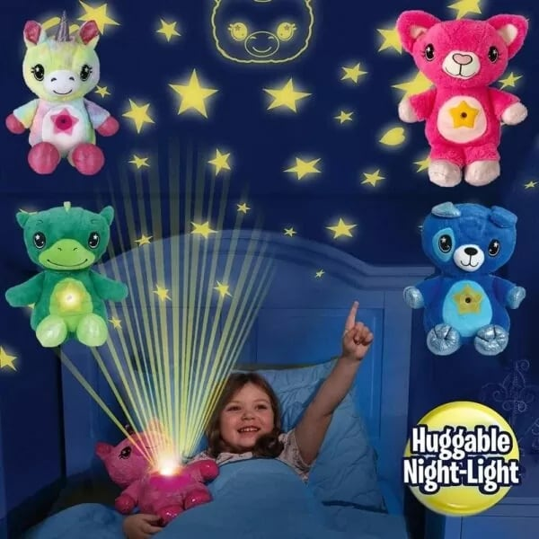 Мягкая игрушка ночник-проектор Star Bellу Dream Lites Puppy