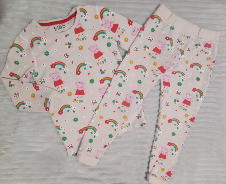 Пижама для девочки M&S  Peppa на 3-4 года