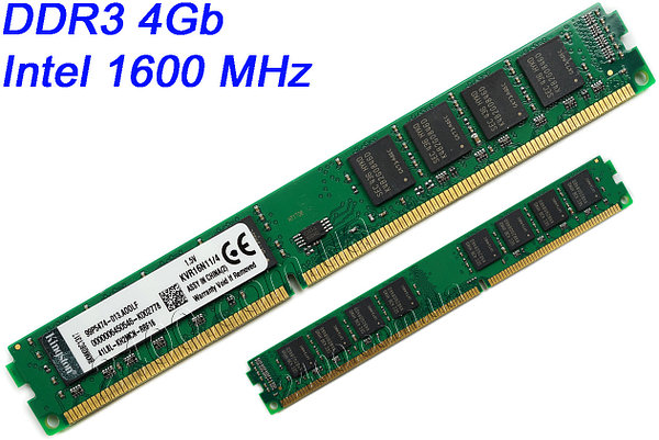 Оперативная память компьютера DDR3 4GB kvr13n9s8/4