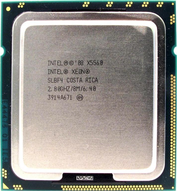 Процессор Intel Xeon X5560 8 МБ кэш-памяти, 2,80 ГГц LGA 1366