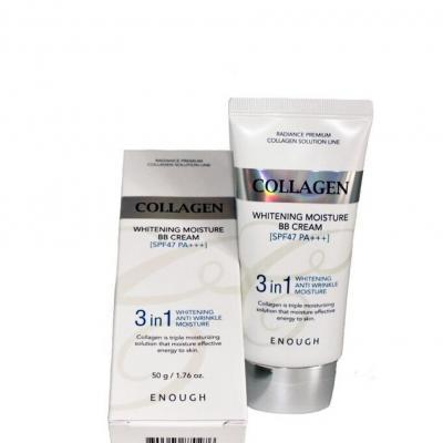 Тональний крем Enough Collagen 3 in 1 whitening Moisture BB Cream spf
