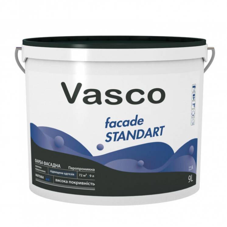 Фарба фасадна акрилова Vasco Facade Standart (Васко Фасад Стандарт)