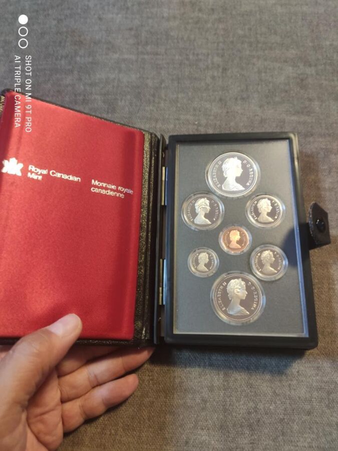 Годовой набор монет Канада (1982 год) (Пруф) серебро БИЗОН
